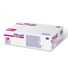 Bílé vyšetřovací rukavice z jemného nitrilu Peha-soft nitrile white
