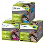 Kineziologické tejpovací pásky Cosmos ACTIVE ve 3 barvách